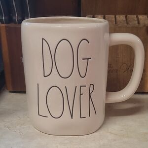 Rae Dunn Dog Lover Cream Mug